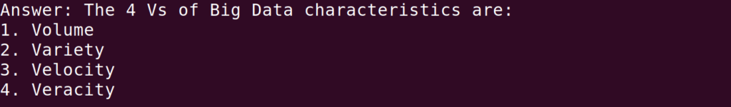Big Data Characteristics