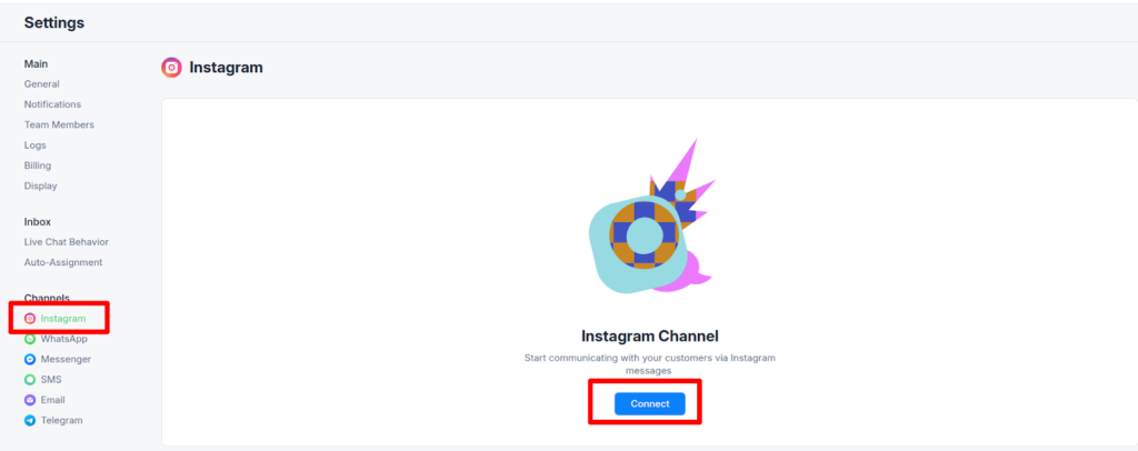 Connect your Instagram account