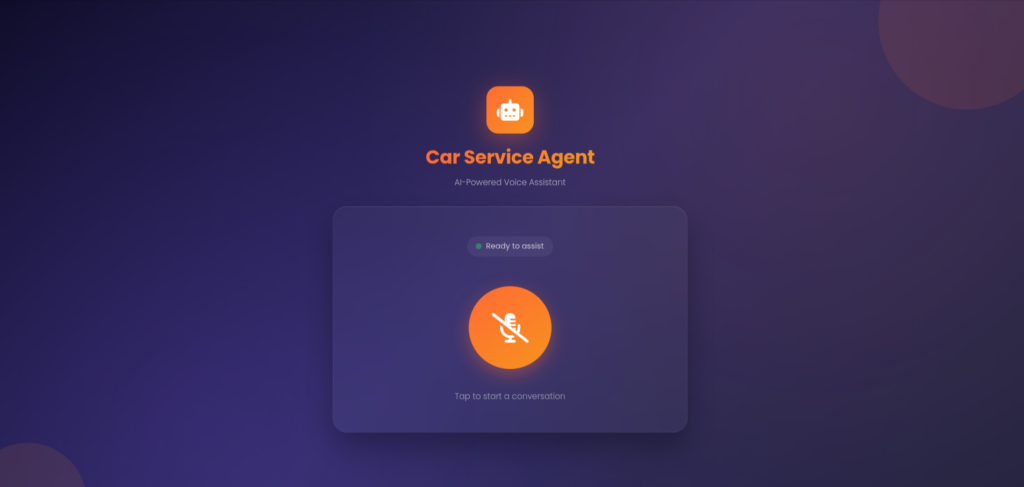 car service voice agent